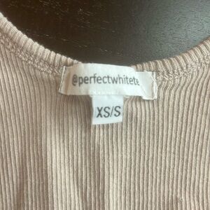 Perfect white tee tank top